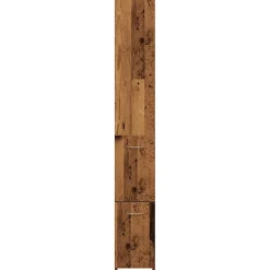 Meuble Wc|Vidaxl Armoire de salle de bain vieux bois 25x25x170cm bois ingénierie