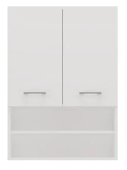 Armoire De Salle De Bains|3xE Living Armoire de salle de bain pour machine à laver, 30 x 64 x 90 cm, blanc mat