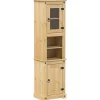 Meuble Wc|Vidaxl Armoire de salle de bain Corona 50x40x185 cm bois de pin massif