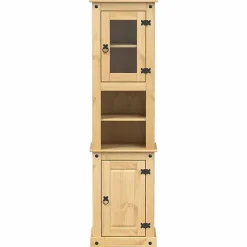 Meuble Wc|Vidaxl Armoire de salle de bain Corona 50x40x185 cm bois de pin massif