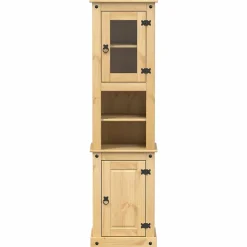 Meuble Wc|Vidaxl Armoire de salle de bain Corona 50x40x185 cm bois de pin massif
