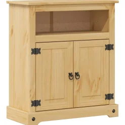 Meuble Wc|Vidaxl Armoire de salle de bain Corona 70x33x80 cm bois de pin massif