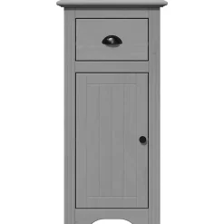 Vidaxl Armoire de salle de bain BODO gris 44x30x90 cm