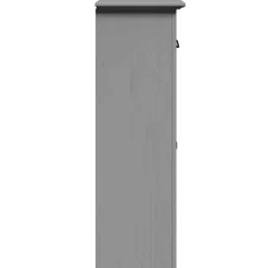 Vidaxl Armoire de salle de bain BODO gris 44x30x90 cm