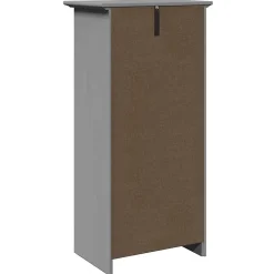 Vidaxl Armoire de salle de bain BODO gris 44x30x90 cm