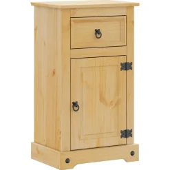 Vidaxl Armoire de salle de bain Corona 45x33x80 cm bois de pin massif