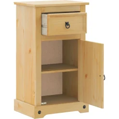 Vidaxl Armoire de salle de bain Corona 45x33x80 cm bois de pin massif