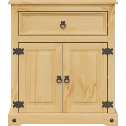 Meuble Wc|Vidaxl Armoire de salle de bain Corona 70x33x80 cm bois de pin massif