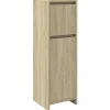 Meuble Wc|Vidaxl Armoire de salle de bain Chêne sonoma 30x30x95 cm Aggloméré