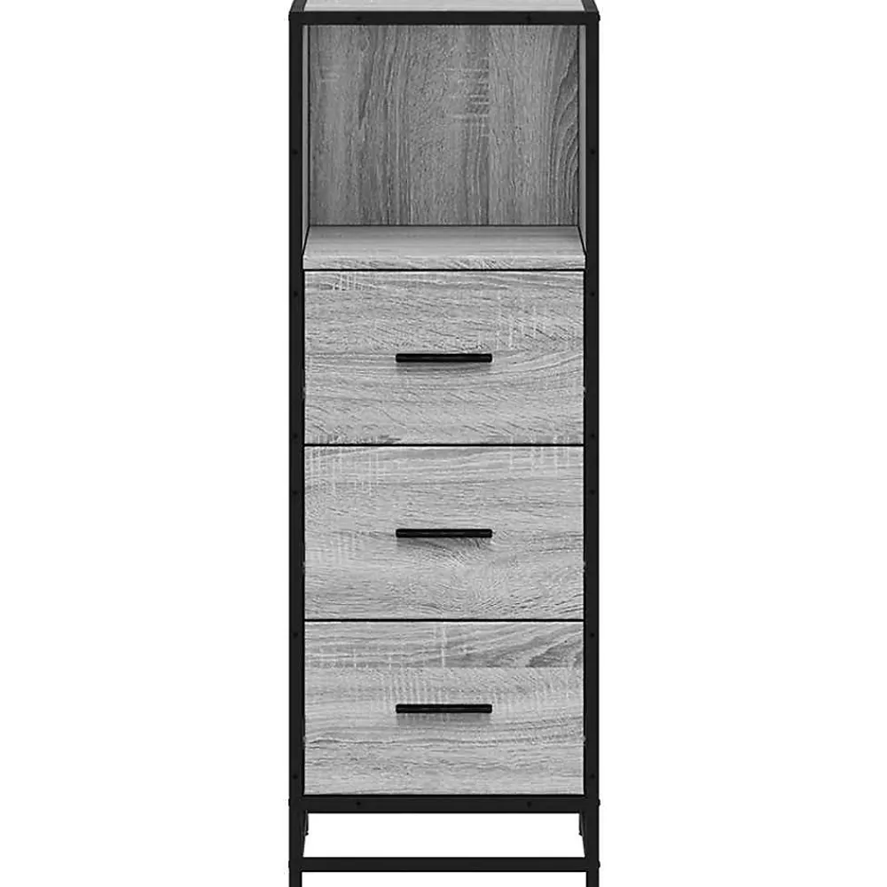 Vidaxl Armoire de salle de bain sonoma gris 35x37,5x100 cm