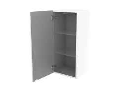 GoodHome Armoire de salle de bains blanc brillant l.40 x H.90 x P.36 cm, Imandra
