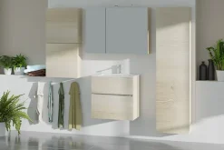 Cooke & Lewis Armoire de salle de bains effet chêne l.50 x H.50 x P.17 cm, Calao
