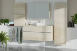 Cooke & Lewis Armoire de salle de bains effet chêne l.50 x H.50 x P.17 cm, Calao