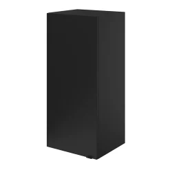 Colonne De Salle De Bains|Meuble De Salle De Bains Faible Profondeur|GoodHome Armoire de salle de bains noir mat l.40 x H.90 x P.36 cm, Imandra