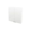 Meuble Wc|Armoire De Salle De Bains|GoodHome Armoire de salle de bains faible profondeur blanc brillant l.60 x H.60 x P.15 cm, Imandra