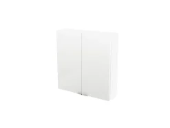 Meuble Wc|Armoire De Salle De Bains|GoodHome Armoire de salle de bains faible profondeur blanc brillant l.60 x H.60 x P.15 cm, Imandra