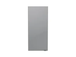 GoodHome Armoire de salle de bains gris brillant l.40 x H.90 x P.36 cm, Imandra