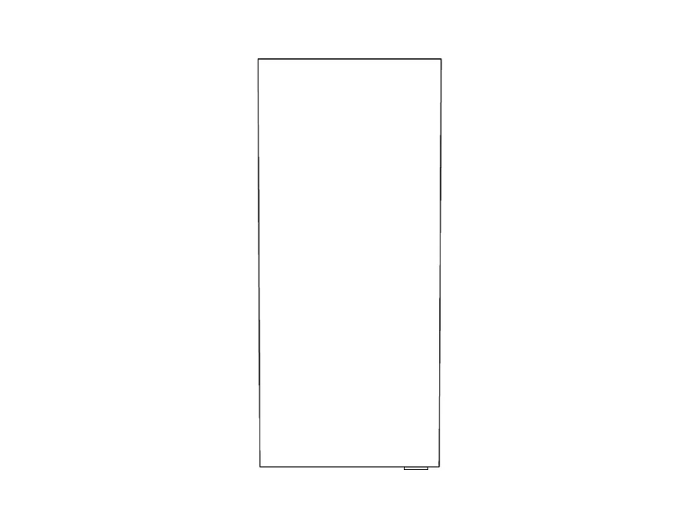 GoodHome Armoire de salle de bains gris brillant l.40 x H.90 x P.36 cm, Imandra