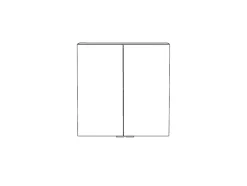 Meuble Wc|Armoire De Salle De Bains|GoodHome Armoire de salle de bains faible profondeur effet chêne l.60 x H.60 x P.15 cm, Imandra
