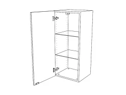 Colonne De Salle De Bains|Meuble De Salle De Bains Faible Profondeur|GoodHome Armoire de salle de bains effet chêne l.40 x H.90 x P.36 cm, Imandra