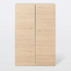 GoodHome Armoire de salle de bains effet chêne l.60 x H.90 x P.36 cm, Imandra