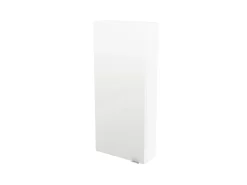 Meuble Wc|Colonne De Salle De Bains|GoodHome Armoire de salle de bains faible profondeur blanc brillant l.40 x H.90 x P.15 cm, Imandra