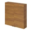 Meuble Wc|GoodHome Armoire de salle de bains faible profondeur effet noyer l.60 x H.60 x P.15 cm, Imandra