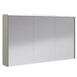 Armoire De Toilette|Decotec Armoire de salle de bains éclairante avec miroir Archi fougère mat 120 cm