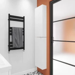 Armoire De Salle De Bains|GoodHome Armoire de salle de bains faible profondeur blanc mat l.40 x H.90 x P.15 cm, Imandra