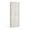 Meublorama Armoire de salle de bains, 2 portes, collection ISORA. Coloris chene gris