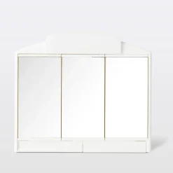 Cooke & Lewis Armoire de salle de bains Toeda miroir éclairant L. 58,6 x H. 51,2 x P. 14,2 cm