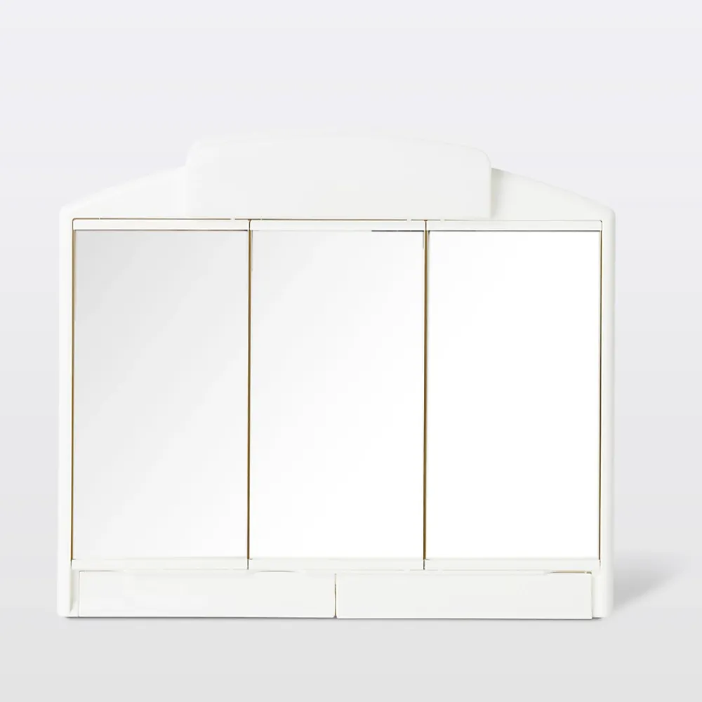 Cooke & Lewis Armoire de salle de bains Toeda miroir éclairant L. 58,6 x H. 51,2 x P. 14,2 cm