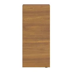 GoodHome Armoire de salle de bains faible profondeur effet noyer l.40 x H.90 x P.15 cm, Imandra