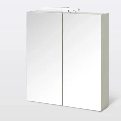 Cooke & Lewis Armoire de salle de bains Indra miroir éclairant L. 60 x H. 67 x P. 14,6 cm