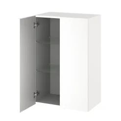 Armoire De Salle De Bains|GoodHome Armoire de salle de bains blanc mat l.60 x H.90 x P.36 cm, Imandra