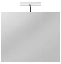 Planète Bain Armoire de toilette 60 cm éclairante Kle'o blanc mat