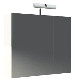 Planète Bain Armoire de toilette 60 cm éclairante Kle'o blanc mat