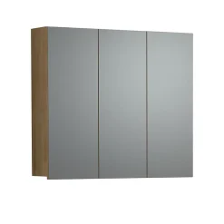 Calicosy Armoire de toilette 3 portes miroir L90 cm - PUREBLISS