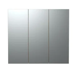 Calicosy Armoire de toilette 3 portes miroir L90 cm - PUREBLISS