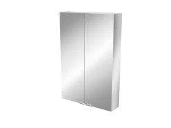 Armoire De Toilette|Meuble De Salle De Bains Faible Profondeur|GoodHome Armoire de toilette avec miroir l.60 x H.90 x P.15 cm, Imandra