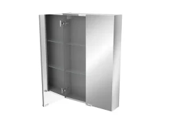 Armoire De Toilette|Meuble De Salle De Bains Faible Profondeur|GoodHome Armoire de toilette avec miroir l.60 x H.90 x P.15 cm, Imandra