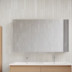 Armoire De Toilette|Stano Armoire de toilette bloc-miroir FORTINA largeur 120 cm chêne clair