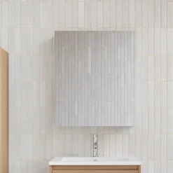 Stano Armoire de toilette bloc-miroir FORTINA largeur 60 cm chêne clair