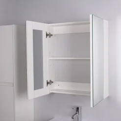 Stano Armoire de toilette bloc-miroir FORTINA largeur 60 cm blanc