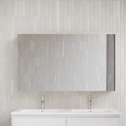 Armoire De Toilette|Stano Armoire de toilette bloc-miroir FORTINA largeur 120 cm blanc