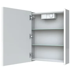 Planète Bain Armoire de toilette éclairante Stella 50 cm 1 porte
