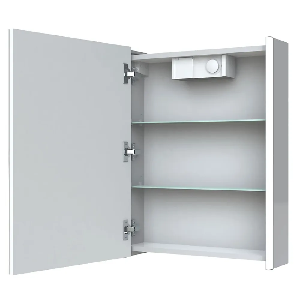 Planète Bain Armoire de toilette éclairante Stella 50 cm 1 porte