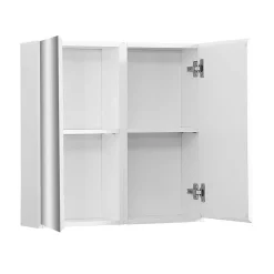 Mob-In Armoire de toilette 60cm double porte WILL blanc porte + miroir