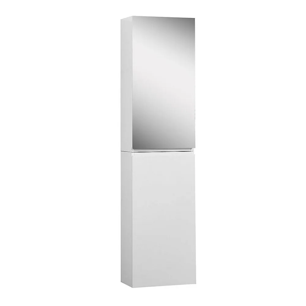 Mob-In Armoire de toilette 60cm double porte WILL blanc porte + miroir