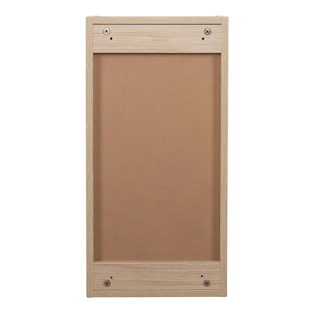 Mob-In Armoire de toilette 60cm double porte WILL décor chêne porte + miroir